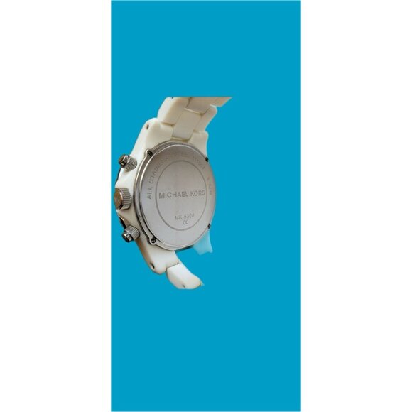 Michael Kors MK5300 Wrist Watch for Women white band - Picture 9 of 9